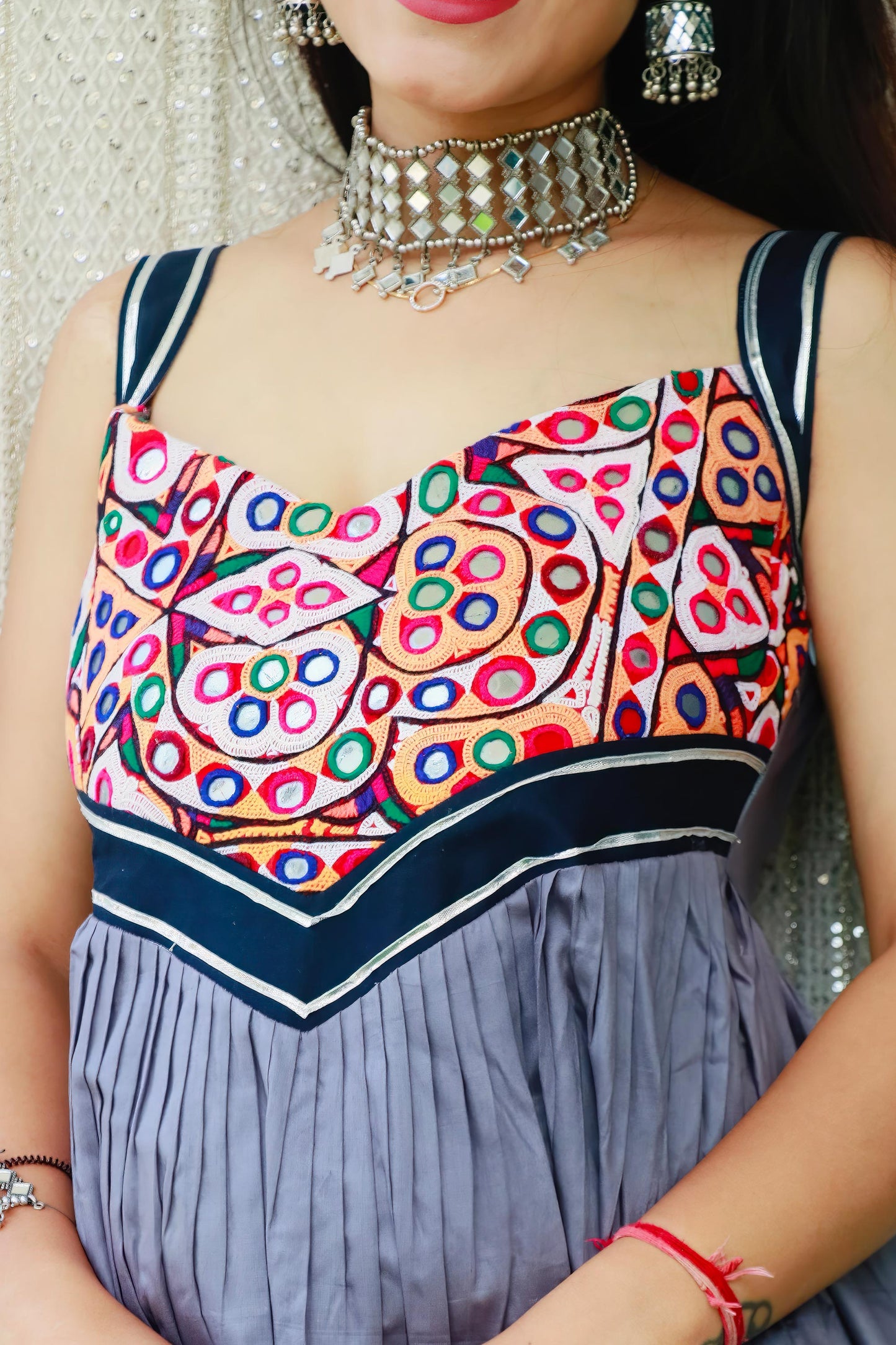 MYRA KUTCHI HAND WORK DRESS - StudioAnaykaa