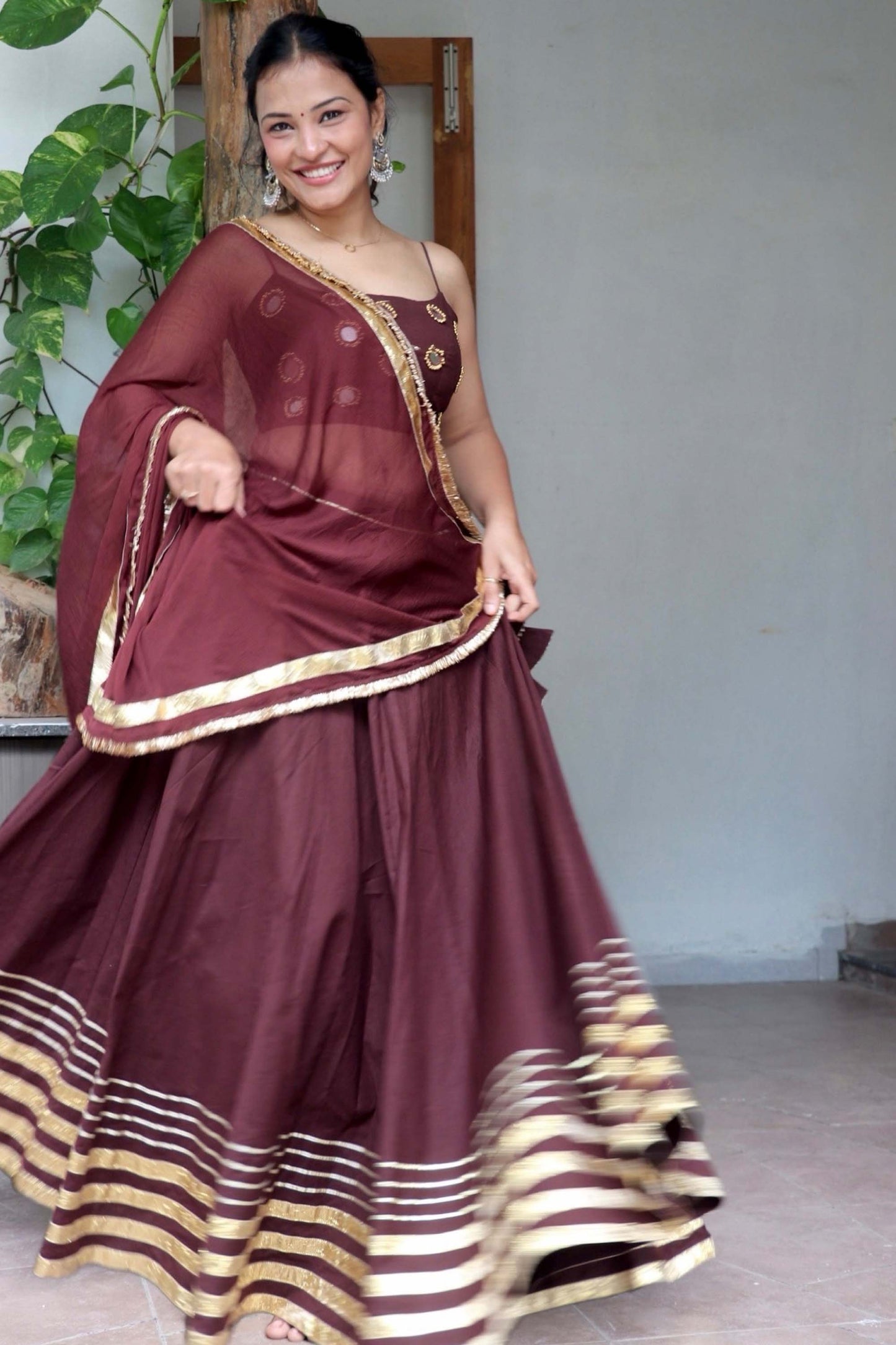 KATHA COTTON NAVARATRI SPECIAL CHANIYA CHOLI