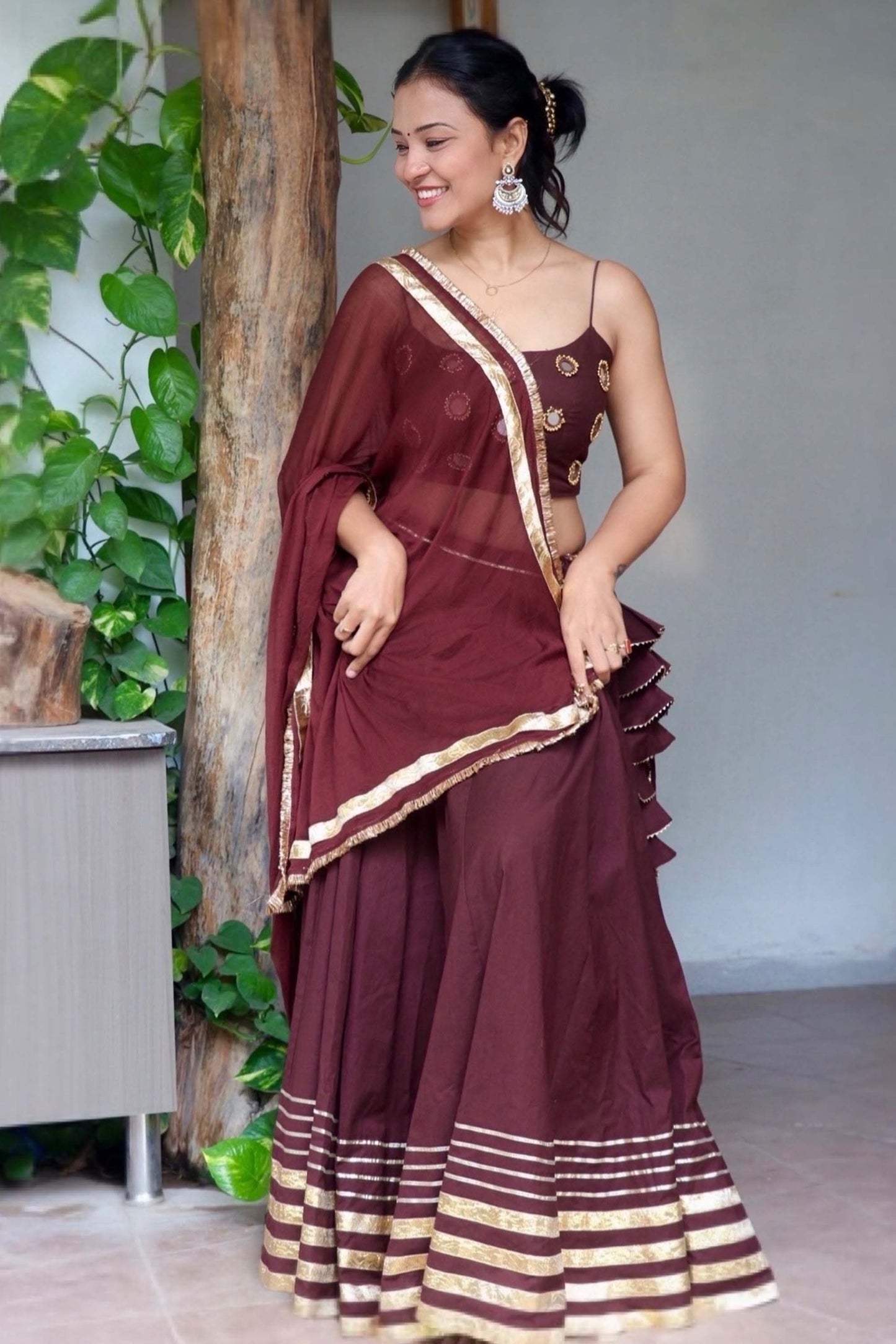 KATHA COTTON NAVARATRI SPECIAL CHANIYA CHOLI