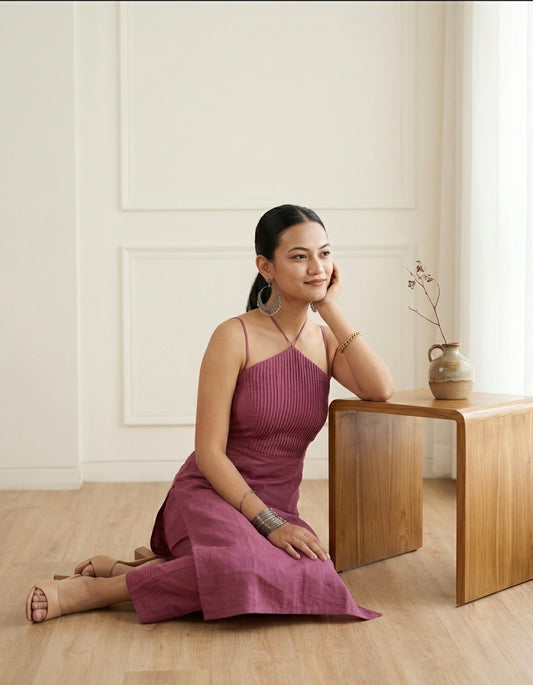 ANAYA LILAC COTTON KURTA SET