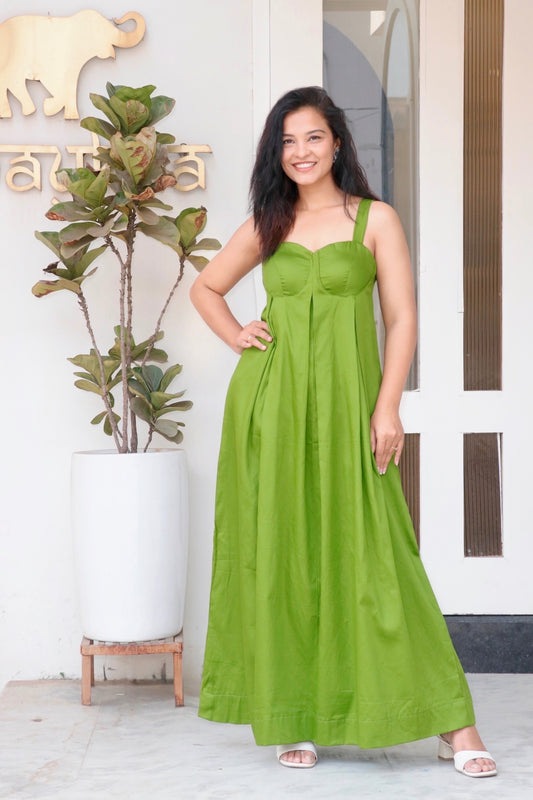 Shop the Linnea Cotton Long Dress by Studio Anaykaa. Crafted in breathable premium cotton for all-day comfort with a timeless silhouette. Free Shipping, COD & Easy Returns.
