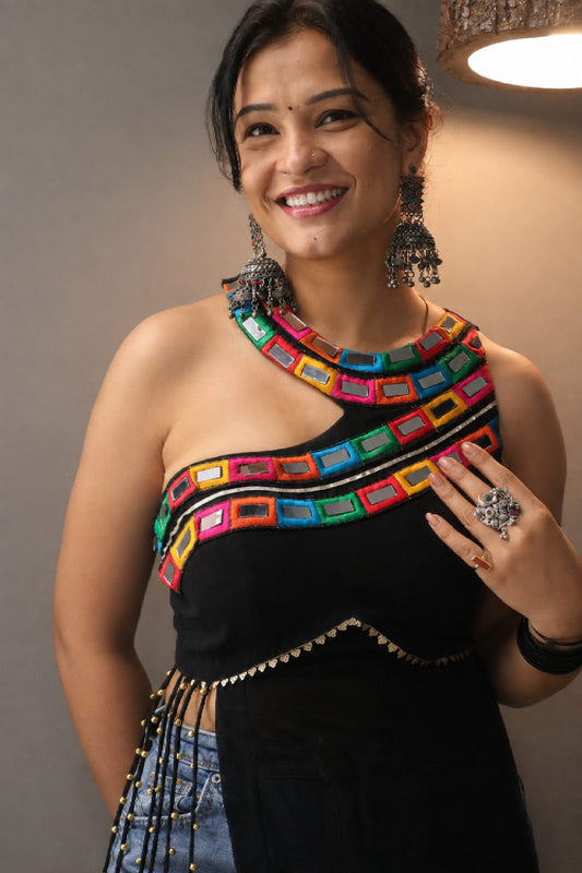 Shyama festive kurti for Garba night