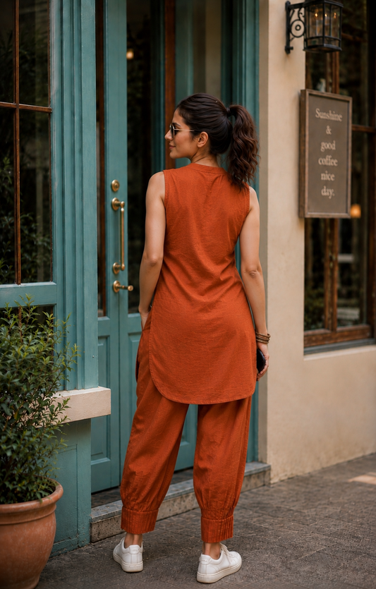 SVARA COTTON KURTA SET