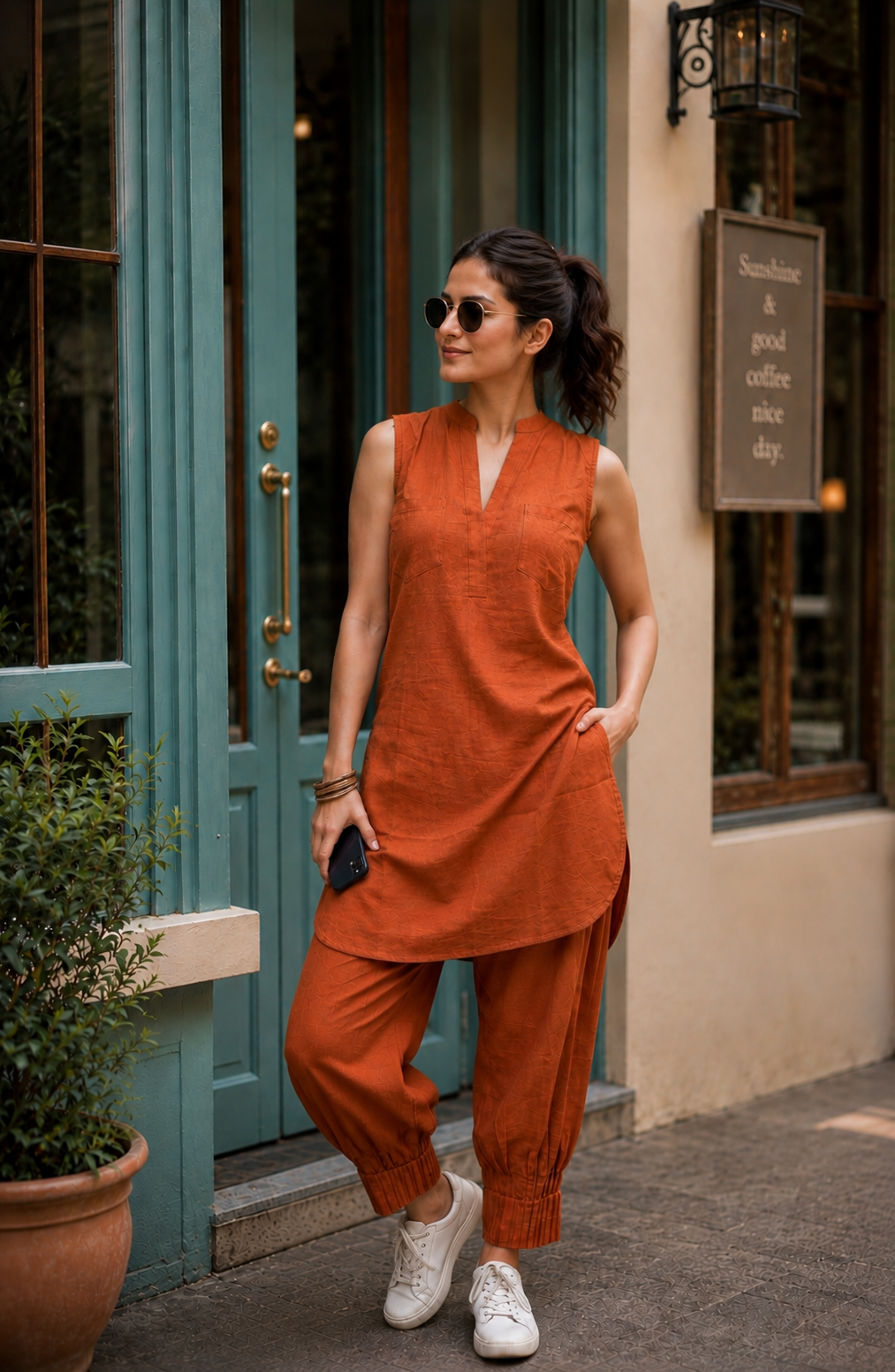 SVARA COTTON KURTA SET