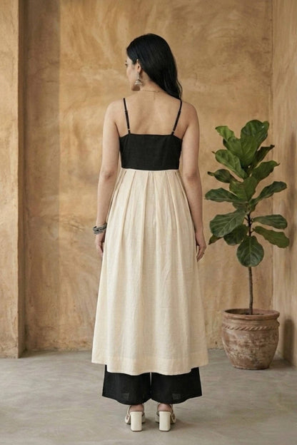 RHEA MONOCHROME COTTON KURTA SET