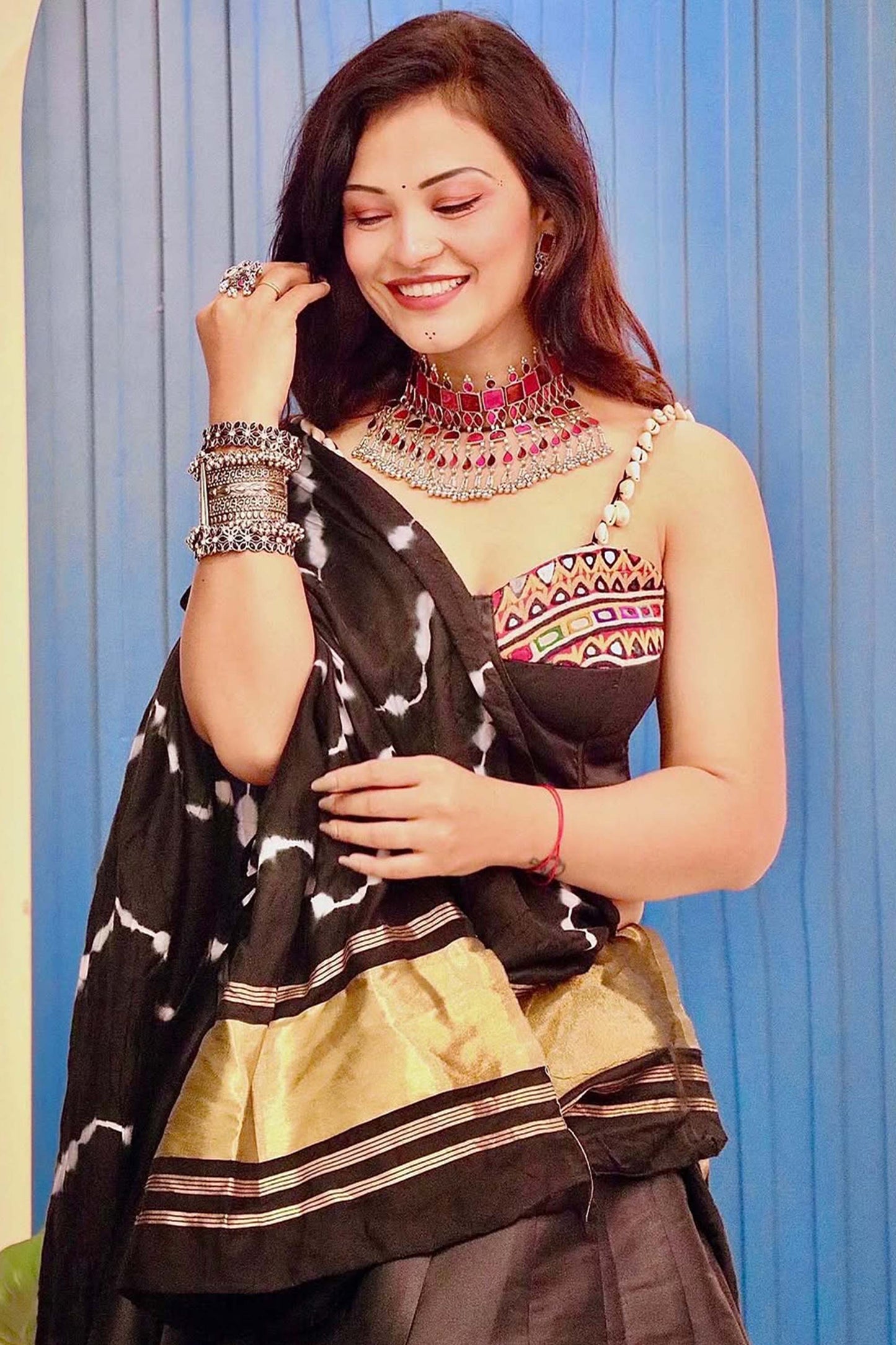 IVIRA BLACK KUTCHI HAND WORK NAVARATRI SPECIAL CHANIYA CHOLI - StudioAnaykaa