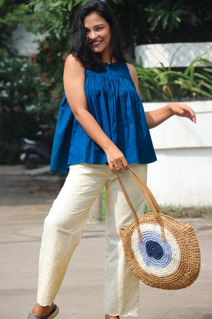 ALIA COTTON TOP AND BOTTOM SET - StudioAnaykaa