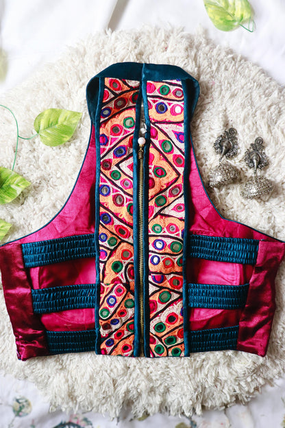 MOHINI KUTCHI HANDWORK BLOUSE - StudioAnaykaa
