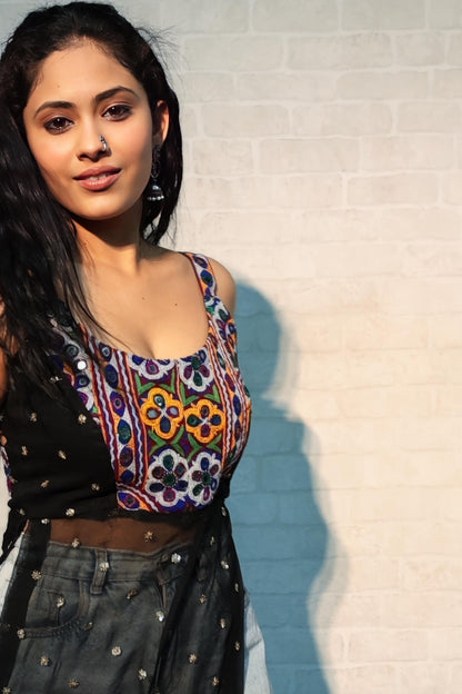 ZUNI KUTCHI HAND WORK KURTA - StudioAnaykaa