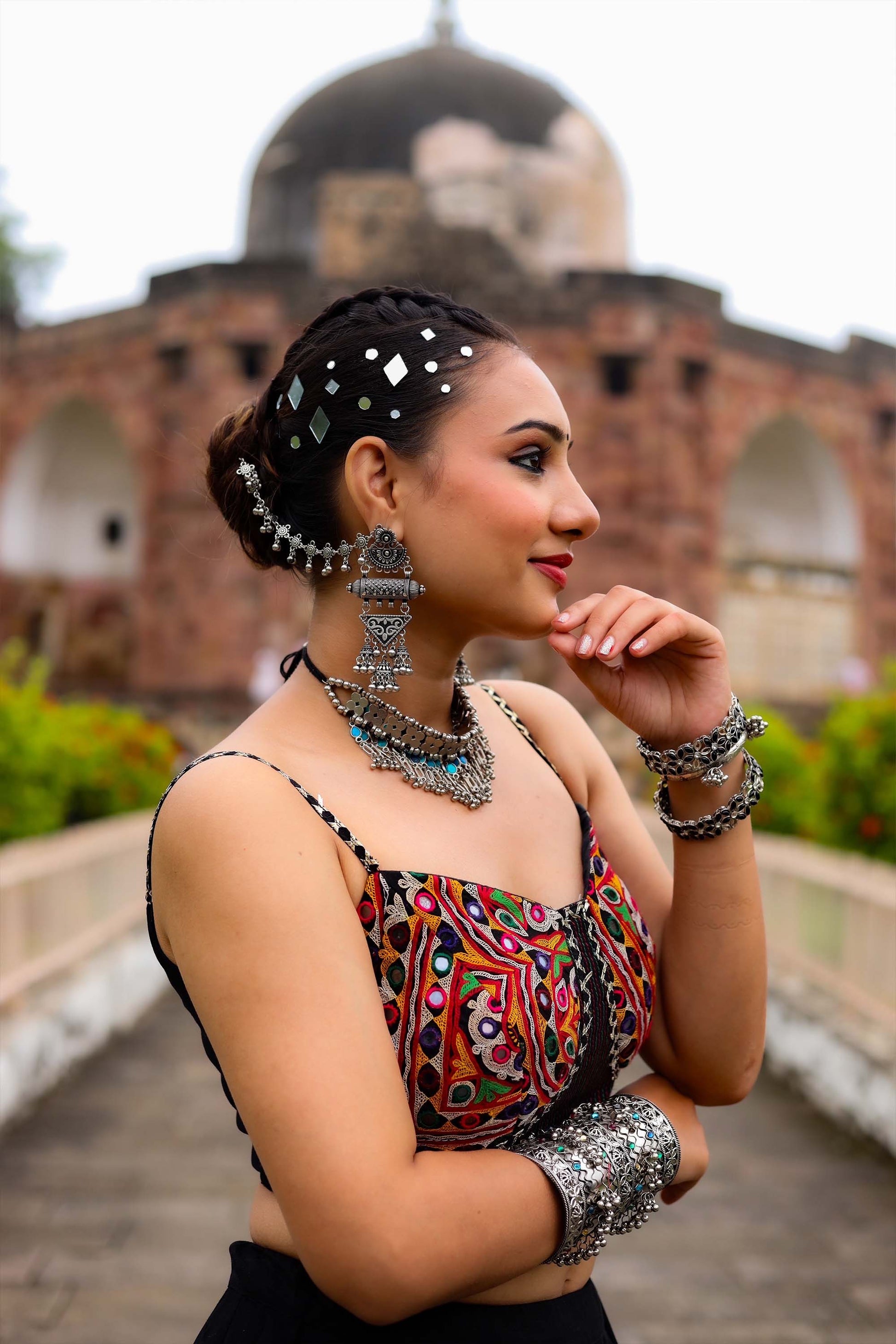 REYA KUTCHI HANDWORK NAVARATRI SPECIAL CHANIYA CHOLI - StudioAnaykaa