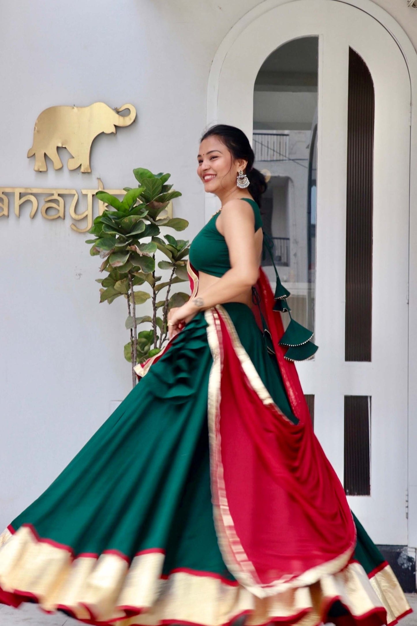 TRISHA COTTON NAVARATRI SPECIAL CHANIYA CHOLI