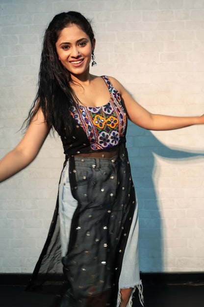 ZUNI KUTCHI HAND WORK KURTA - StudioAnaykaa