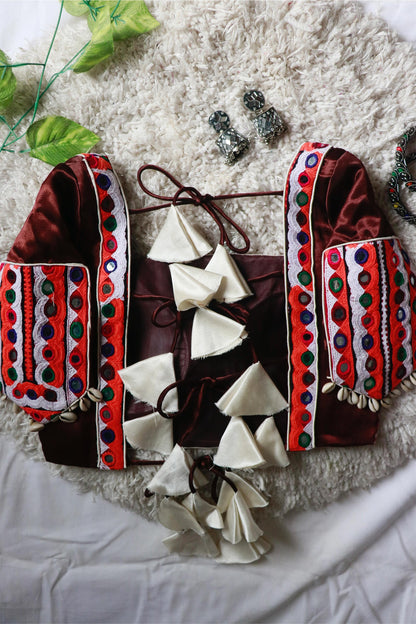 NRITI KUTCHI HANDWORK BLOUSE - StudioAnaykaa