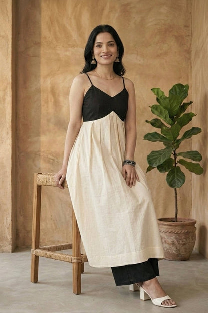 RHEA MONOCHROME COTTON KURTA SET