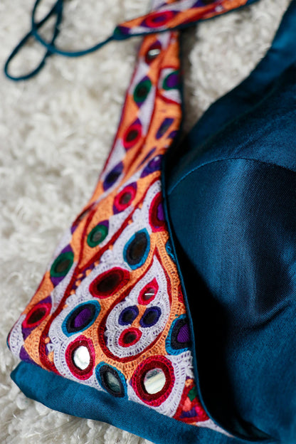 LIVIA KUTCHI HANDWORK BLOUSE - StudioAnaykaa