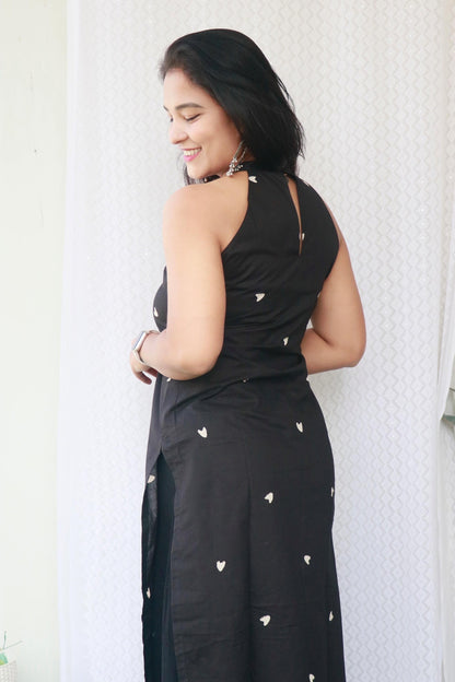 REENEE COTTON HAND BLOCK KURTA SET - StudioAnaykaa