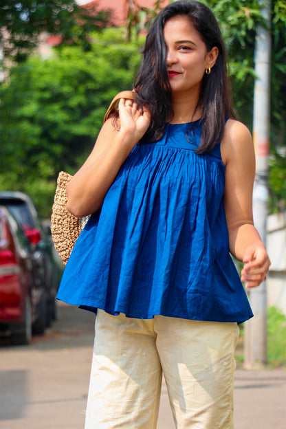 ALIA COTTON TOP AND BOTTOM SET - StudioAnaykaa