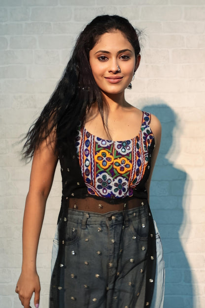 ZUNI KUTCHI HAND WORK KURTA - StudioAnaykaa