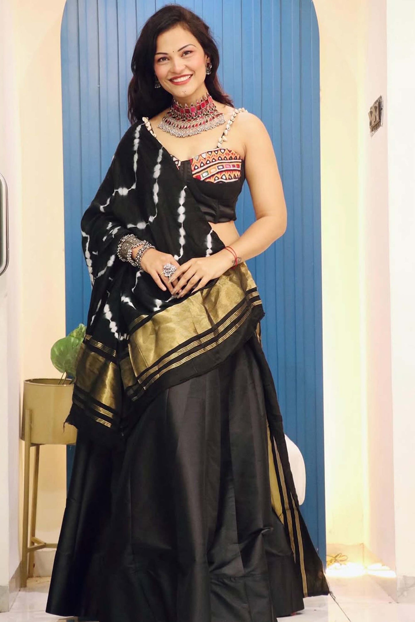 IVIRA BLACK KUTCHI HAND WORK NAVARATRI SPECIAL CHANIYA CHOLI - StudioAnaykaa
