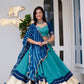PRISHA TEAL BLUE NAVARATRI SPECIAL CHANIYA CHOLI - StudioAnaykaa