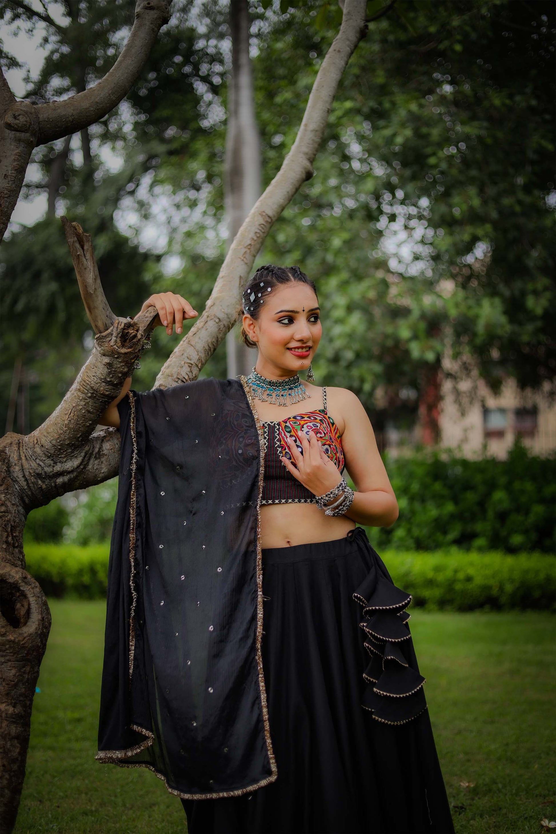 REYA KUTCHI HANDWORK NAVARATRI SPECIAL CHANIYA CHOLI - StudioAnaykaa