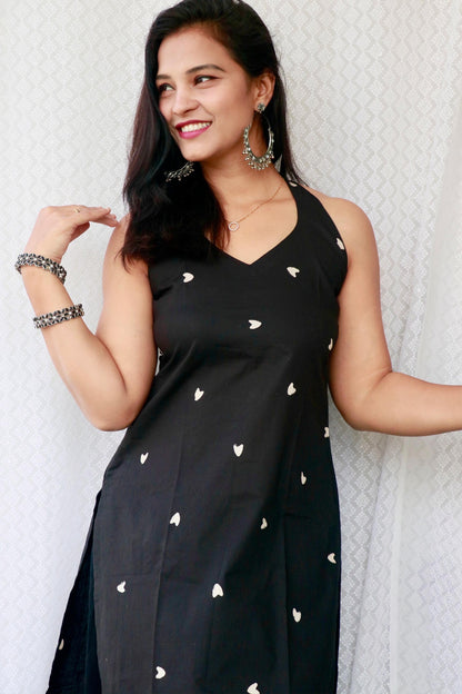 REENEE COTTON HAND BLOCK KURTA SET - StudioAnaykaa