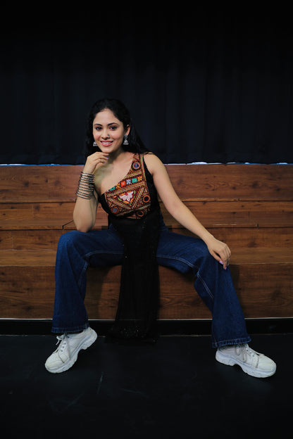 ISHA KUTCHI HANDWORK DESIGNER KURTI - StudioAnaykaa