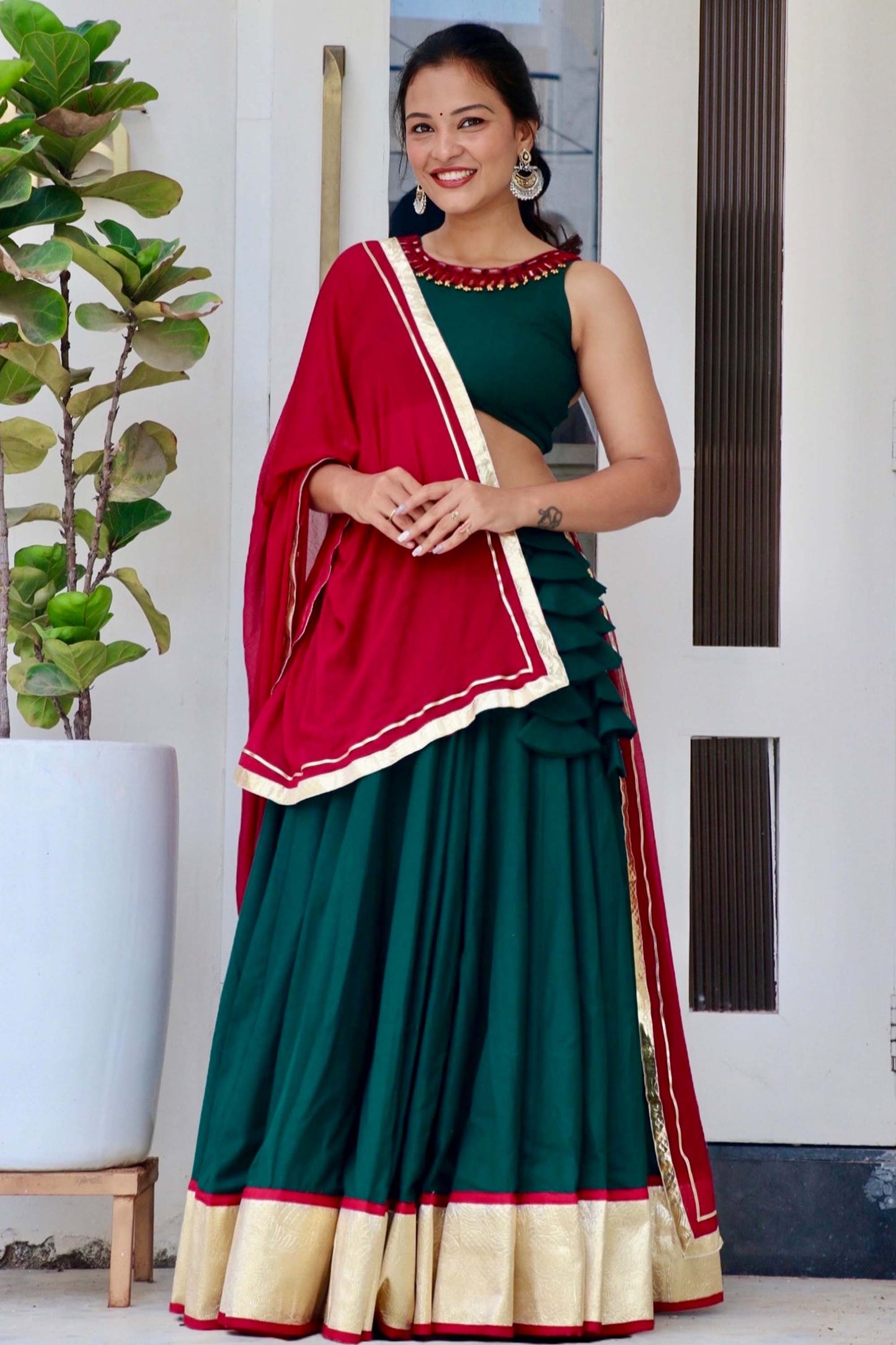 TRISHA COTTON NAVARATRI SPECIAL CHANIYA CHOLI