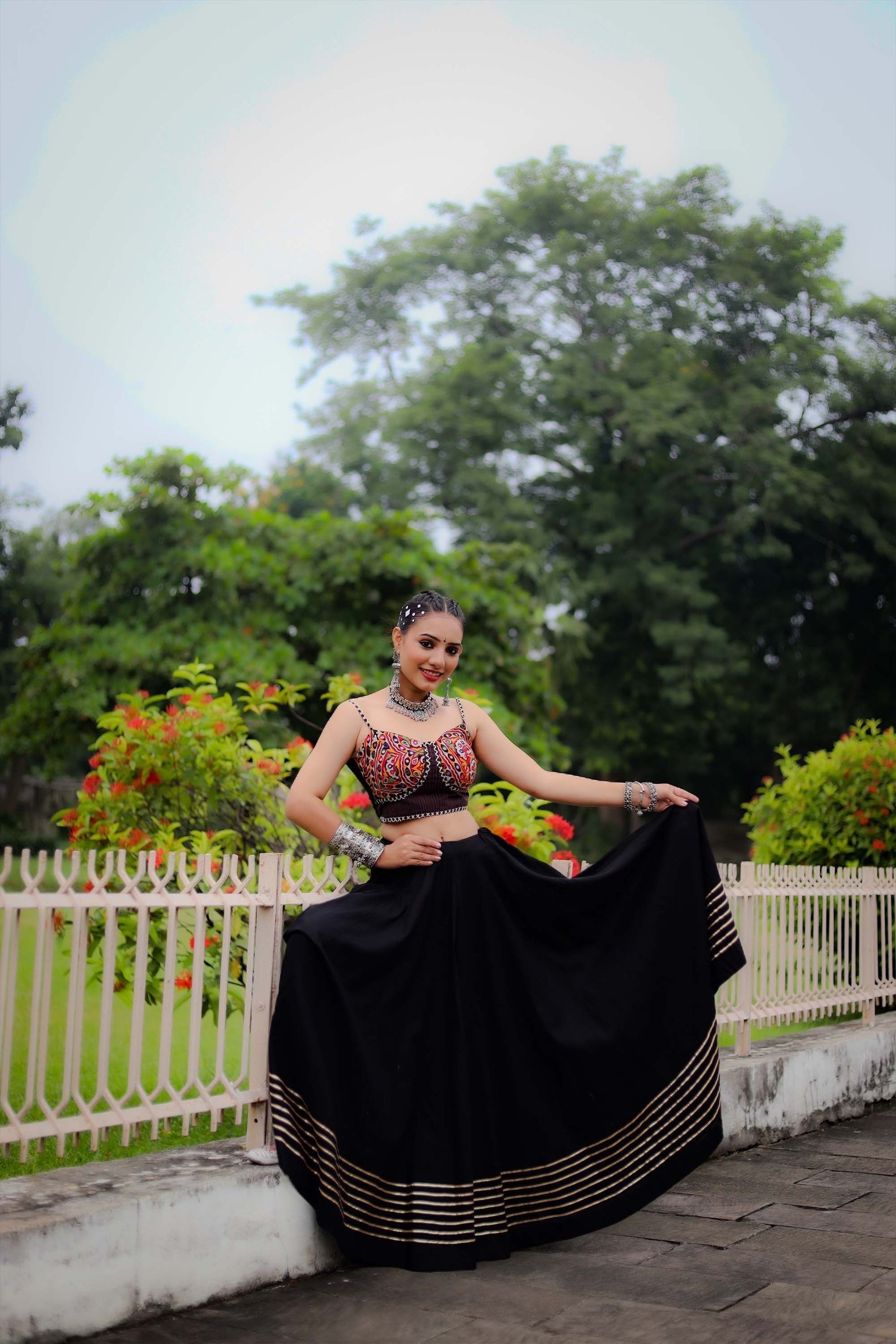 REYA KUTCHI HANDWORK NAVARATRI SPECIAL CHANIYA CHOLI - StudioAnaykaa