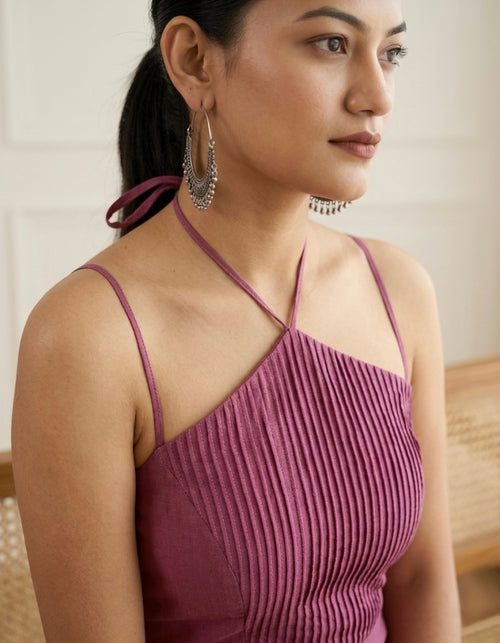 ANAYA LILAC COTTON KURTA SET - StudioAnaykaa