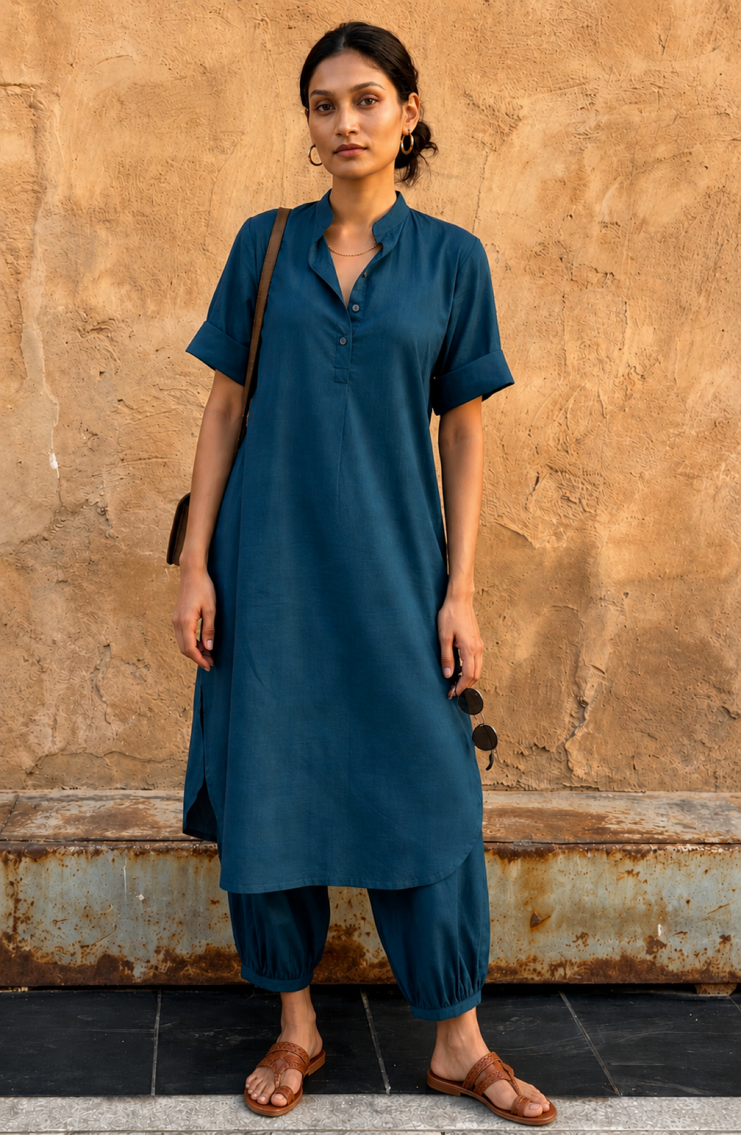 RISHA COTTON KURTA SET