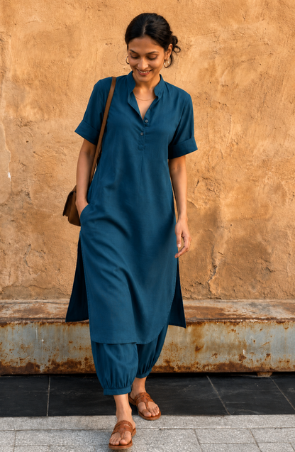 RISHA COTTON KURTA SET