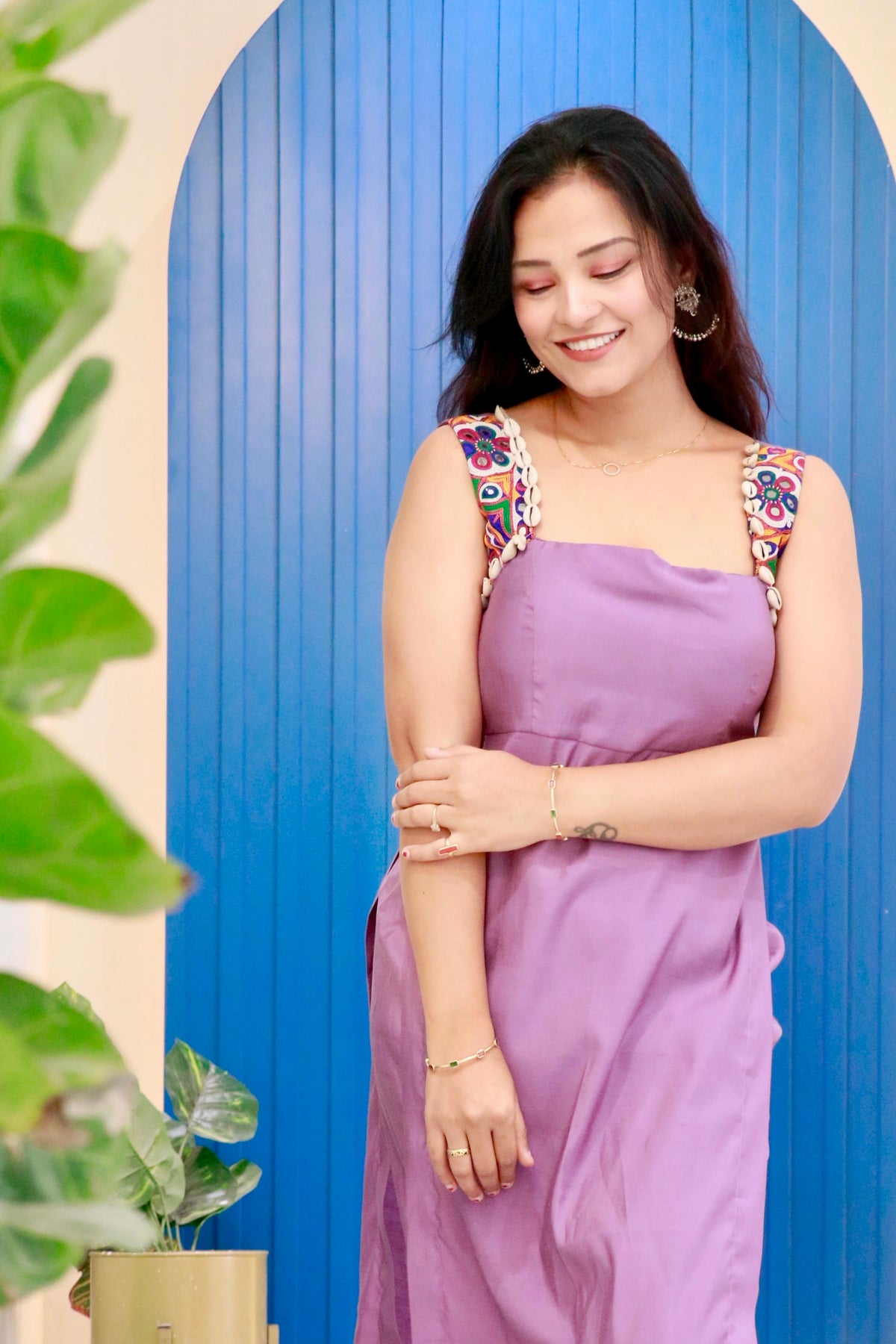 KAVYA KUTCHI HAND WORK CAHNDERI KURTA SET - StudioAnaykaa