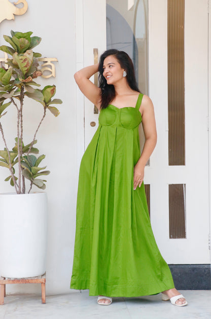 LINNEA COTTON LONG DRESS Anaykaa