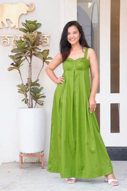 Shop the Linnea Cotton Long Dress by Studio Anaykaa. Crafted in breathable premium cotton for all-day comfort with a timeless silhouette. Free Shipping, COD & Easy Returns.
