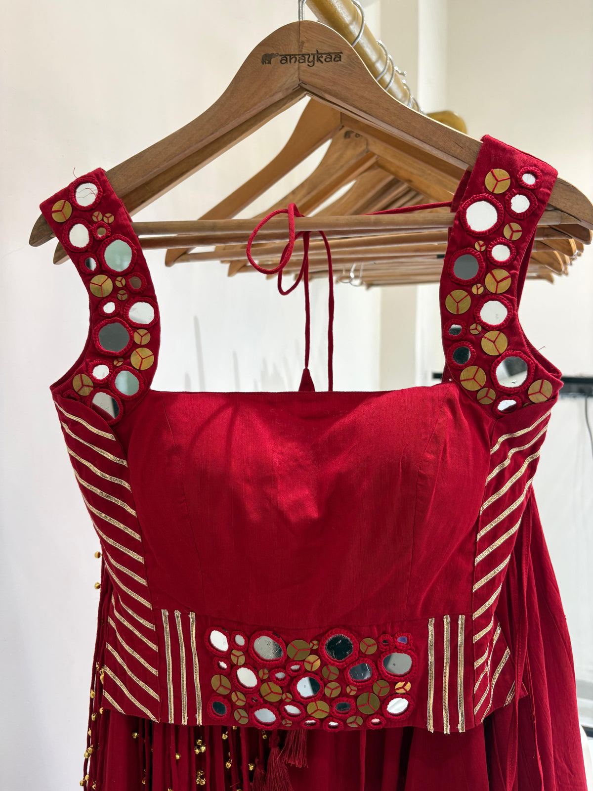 Ruhani Cotton Mirror Handwork Chaniya Choli