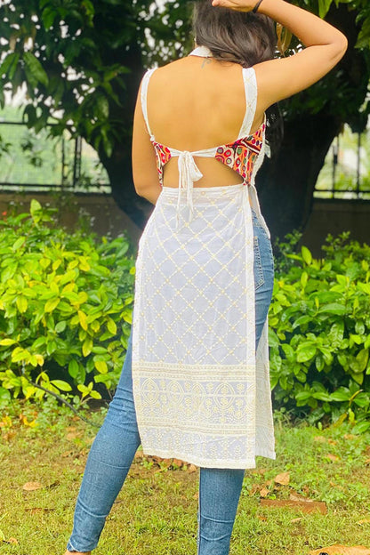 SEAMY KUTCHI HANDWORK KURTA - StudioAnaykaa