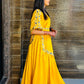 KESAR YELLOW INDO WESTERN - StudioAnaykaa