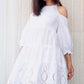PEARL WHITE SHORT DRESS - StudioAnaykaa
