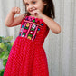 DELIGHT PINK GEORGETTE HAND WORK DRESS - StudioAnaykaa