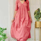 BLUSH PINK COTTON KURTA SET - StudioAnaykaa
