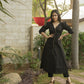 IRVI BLACK COTTON KURTA SET - StudioAnaykaa