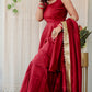 RUBY MAROON SHARARA SET - StudioAnaykaa