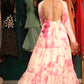 EVA TIE - DYE KUTCHI HANDWORK LAYERED DRESS - StudioAnaykaa