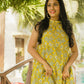 SUNSHINE HANDBLOCK COTTON KURTA SET - StudioAnaykaa