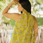 SUNSHINE HANDBLOCK COTTON KURTA SET - StudioAnaykaa
