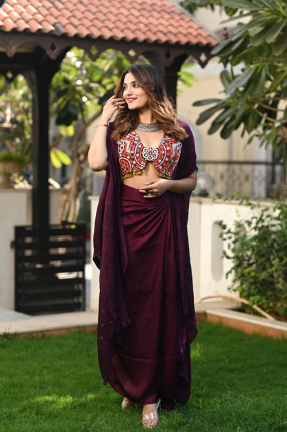 SYRAH KUTCHI HANDWORK INDOWESTERN - StudioAnaykaa